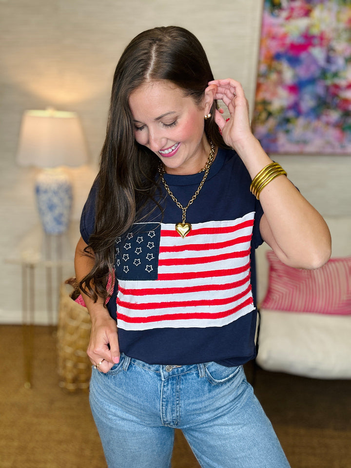 The Thomas Top in Navy