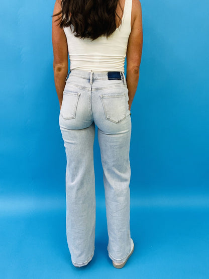 The Landri Wide Leg Jeans - AS