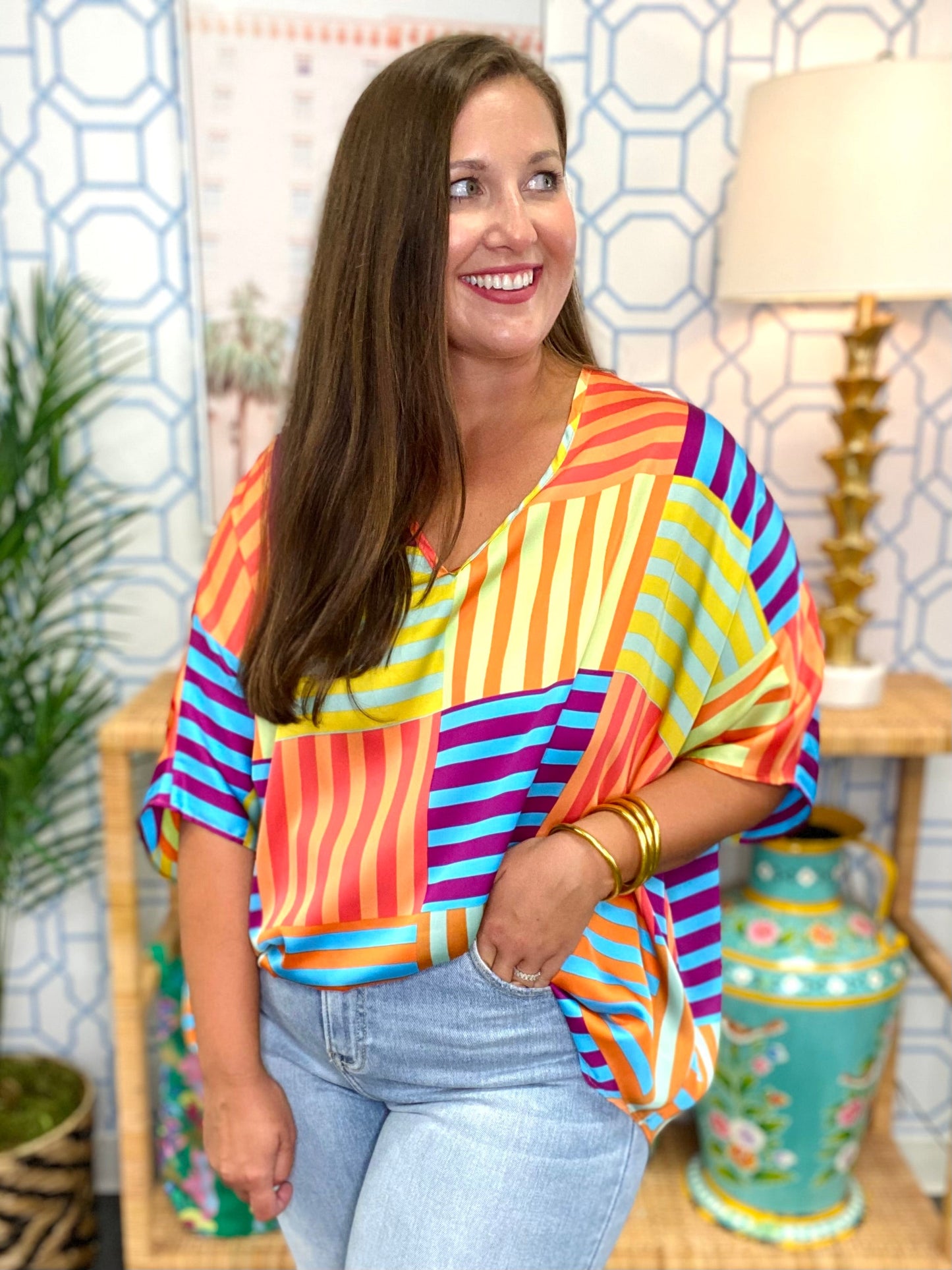 The Game Changer Poncho Top