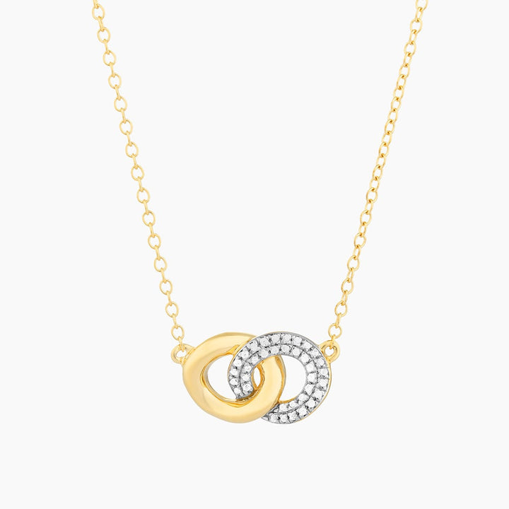 ES Entwined Discs Pendant Necklace