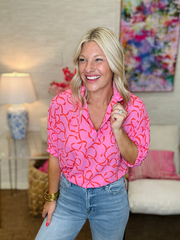 The Pretty in Bows Sloan Top
