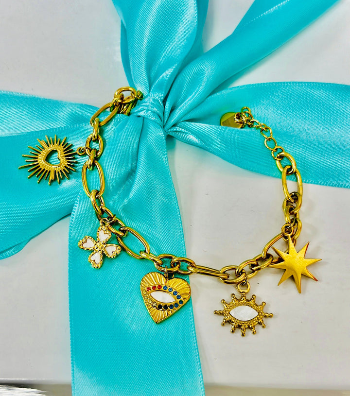 The Luck in Love Charm Bracelet