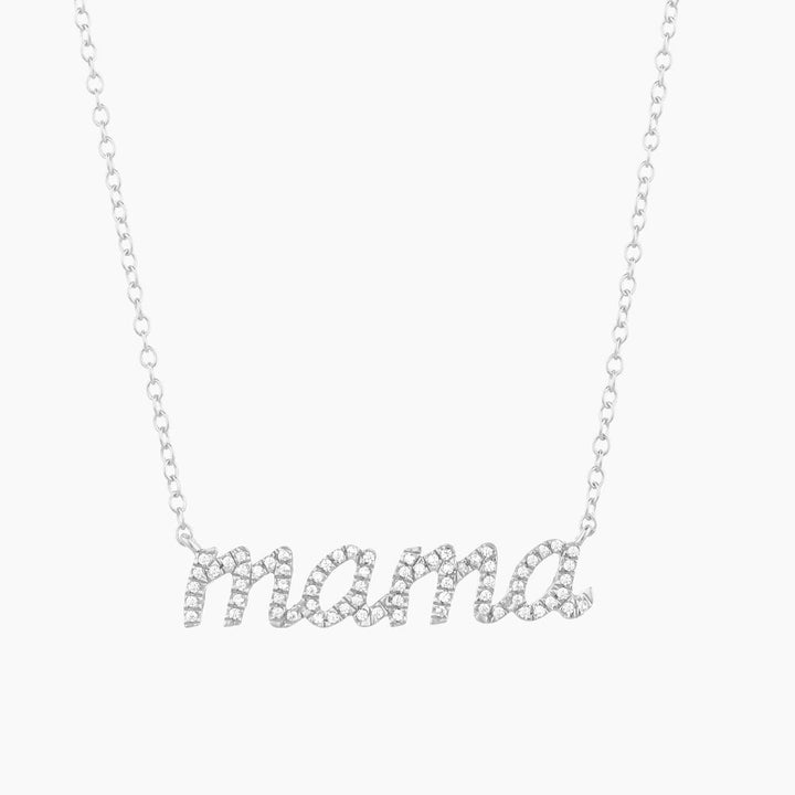 ES Love You Mama Pendant Necklace