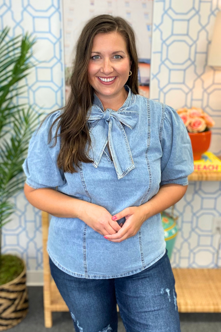 The Denim Presh Top