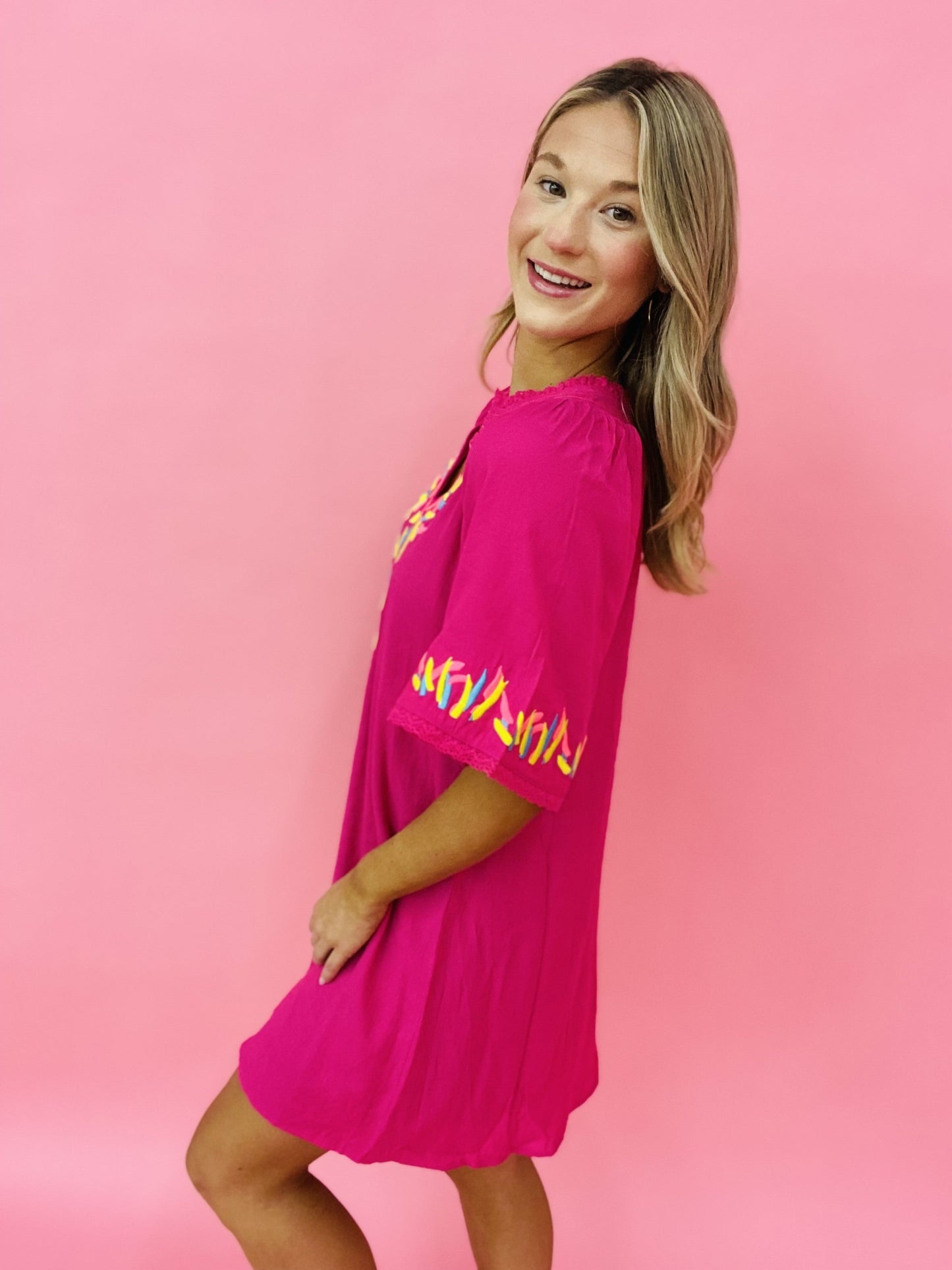 The Boardwalk Dress in Pink