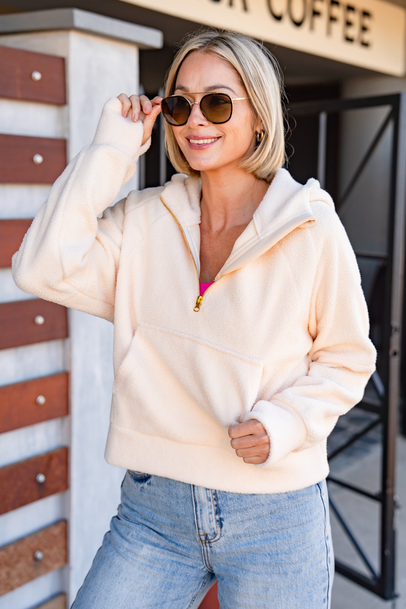 The Buckley Teddy Hoodie in 2 Colors