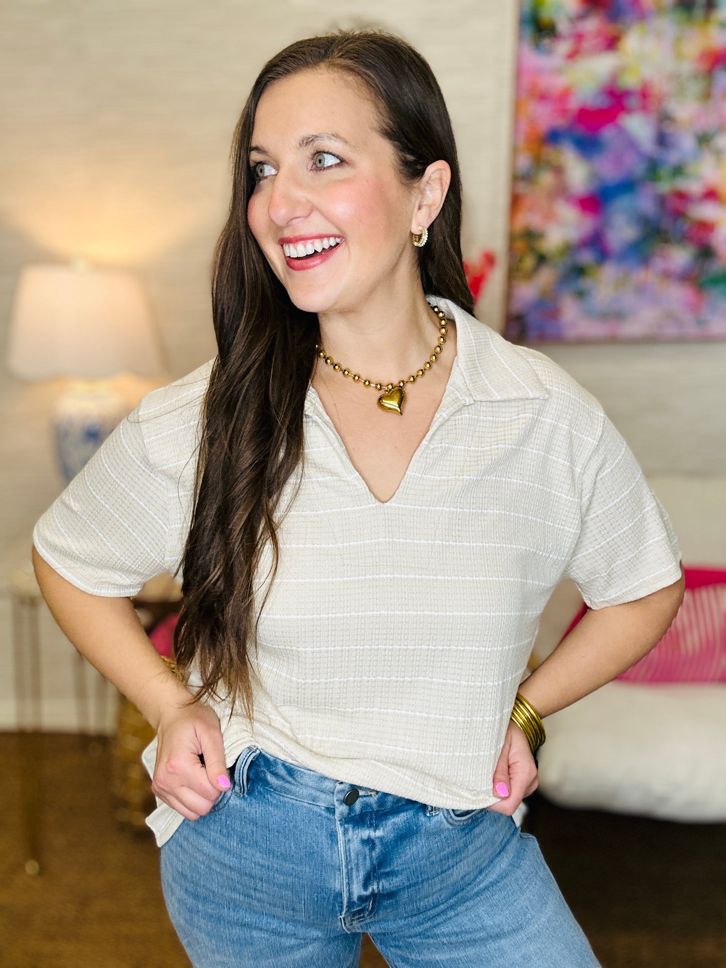 The Janie Top in 2 Colors/AS