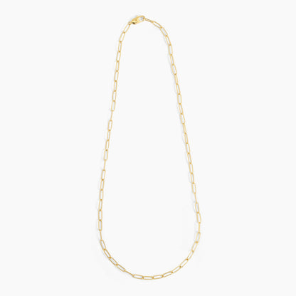 ES Charm Paperclip Necklace