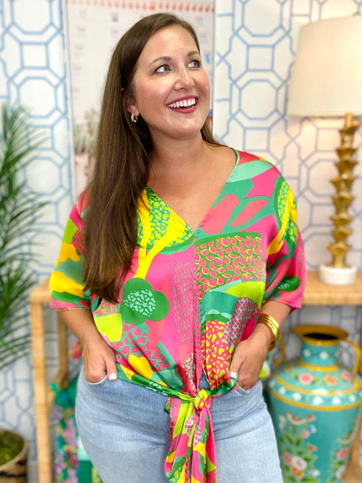 The Tropical Punch Tie Top-AS
