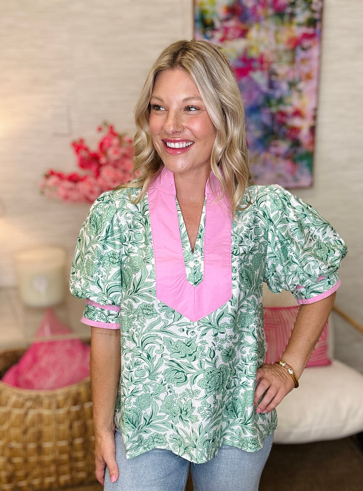 The Baytowne Top in Green
