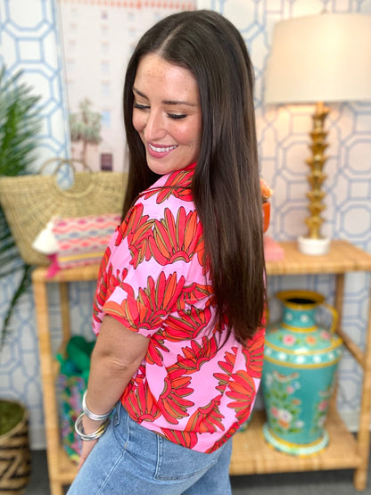 The Portland Top in Pink
