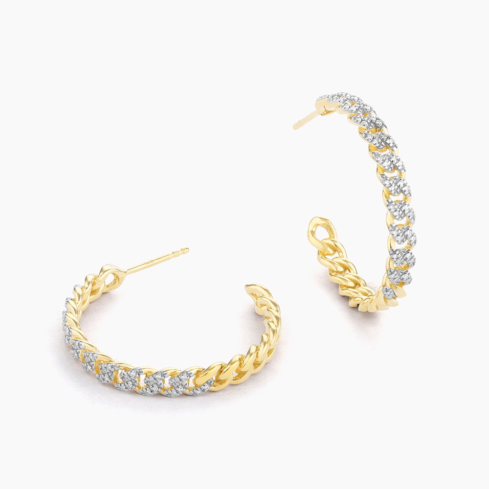 ES Close Knit Hoop Earrings