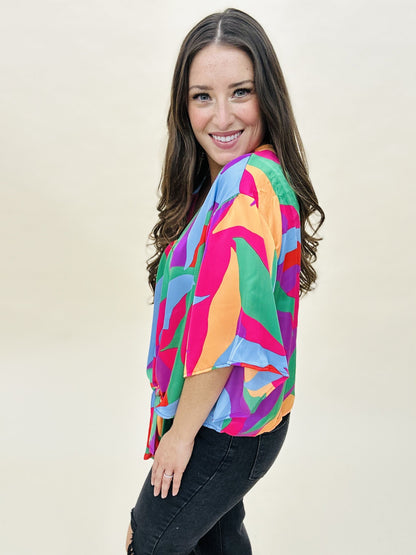 The Showstopper Tie Top - AS