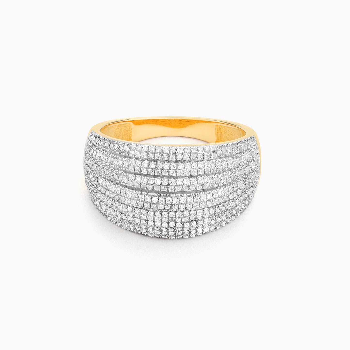 ES Diamond Rows Statement Ring