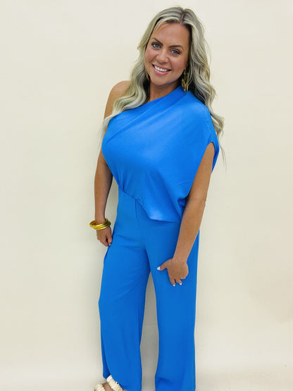 The Slouch Shoulder Jumpsuit - 2 Colors