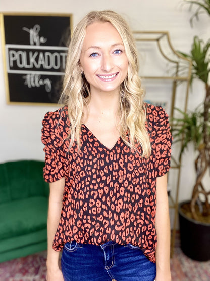 The Ladybug Ruched Top - AS