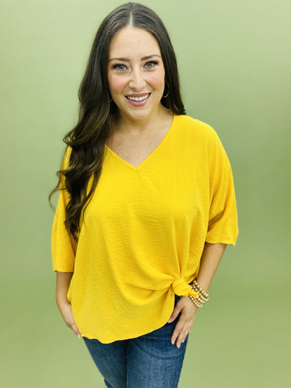 The Solid Adrienne Poncho Top - LOTS/AS