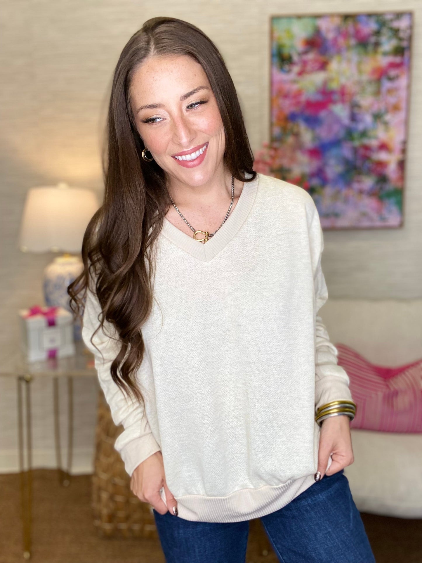 The Weekend Pullover in 2 Colors/AS