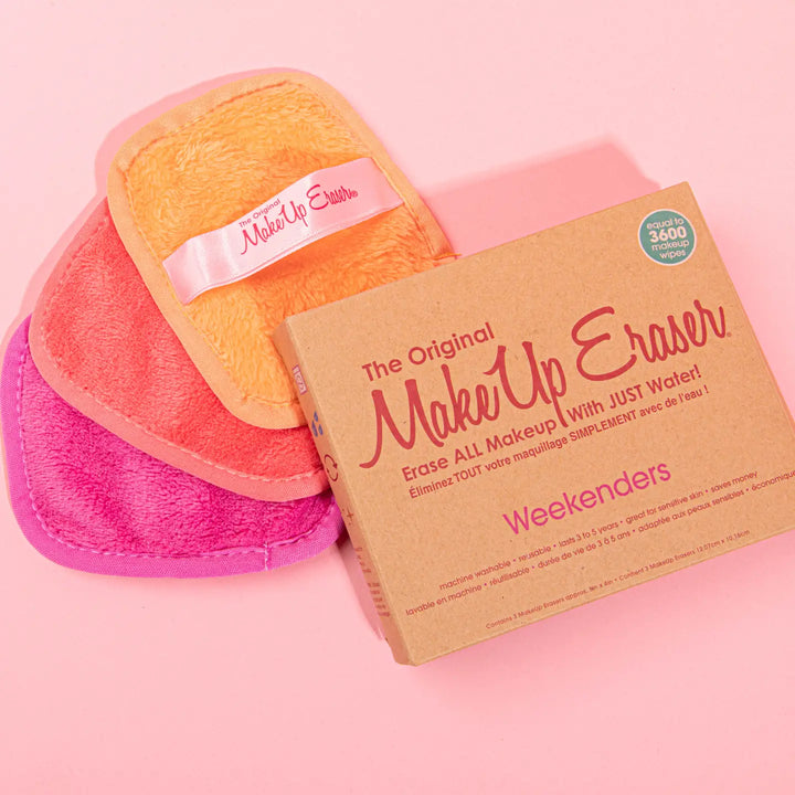 The Weekenders 3-Day Makeup Eraser Gift Set -2 Colors