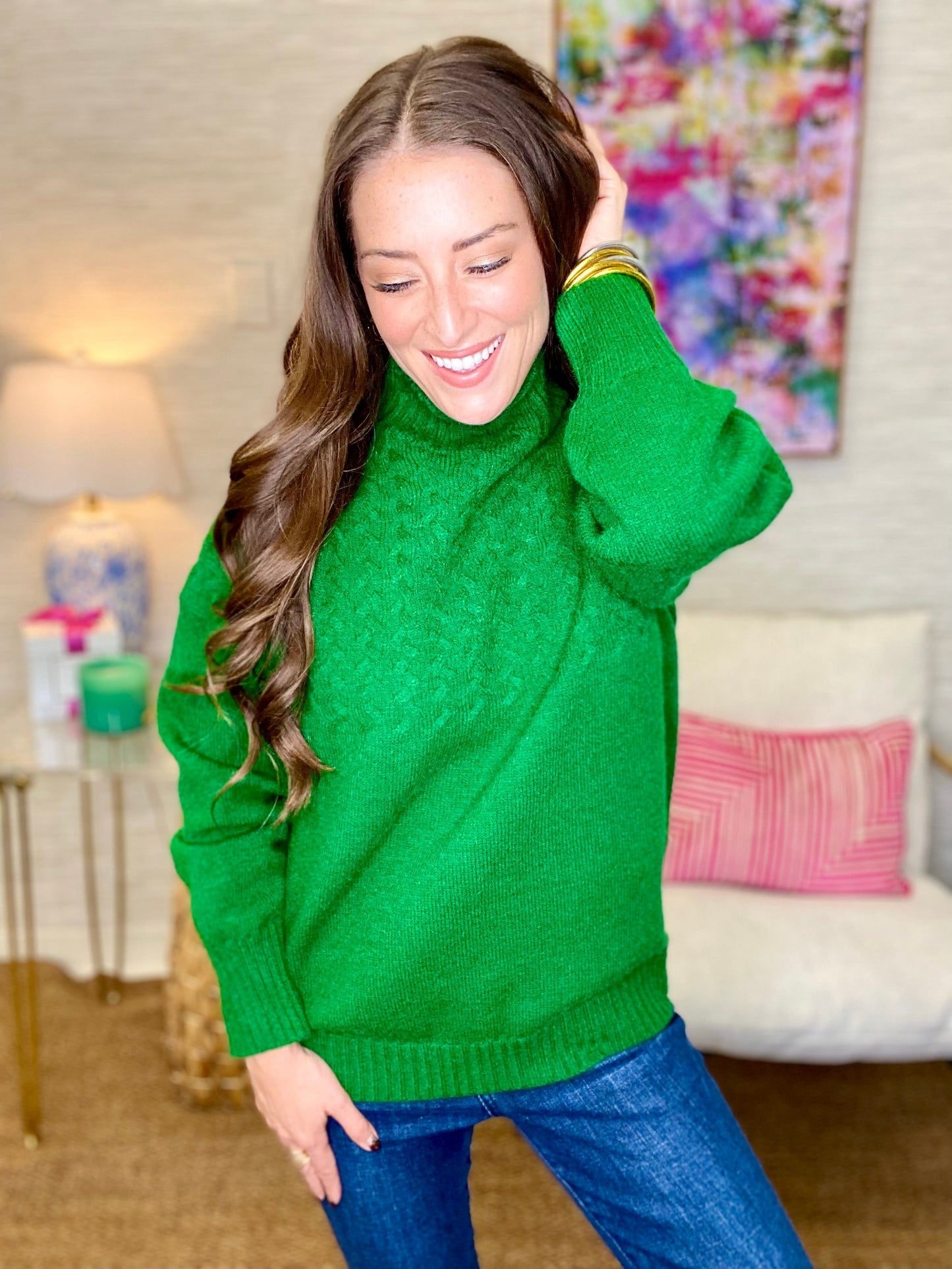 The Kara Cable Sweater-AS