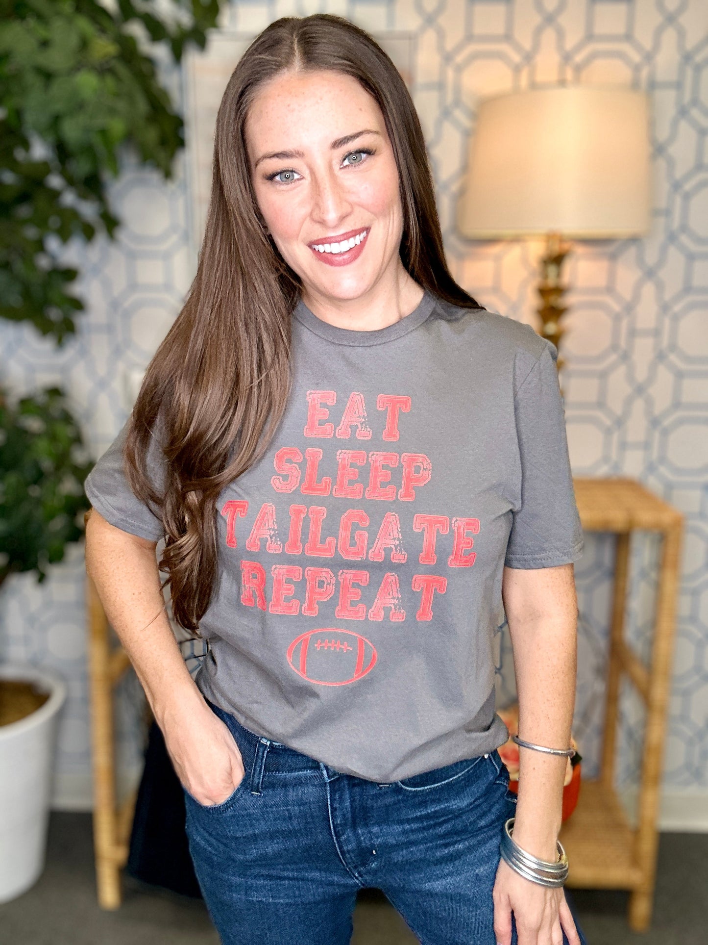 The Eat Sleep Tailgate Tee