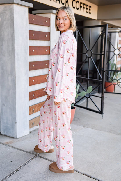 The Buckley Ashley Set in Pink Santa