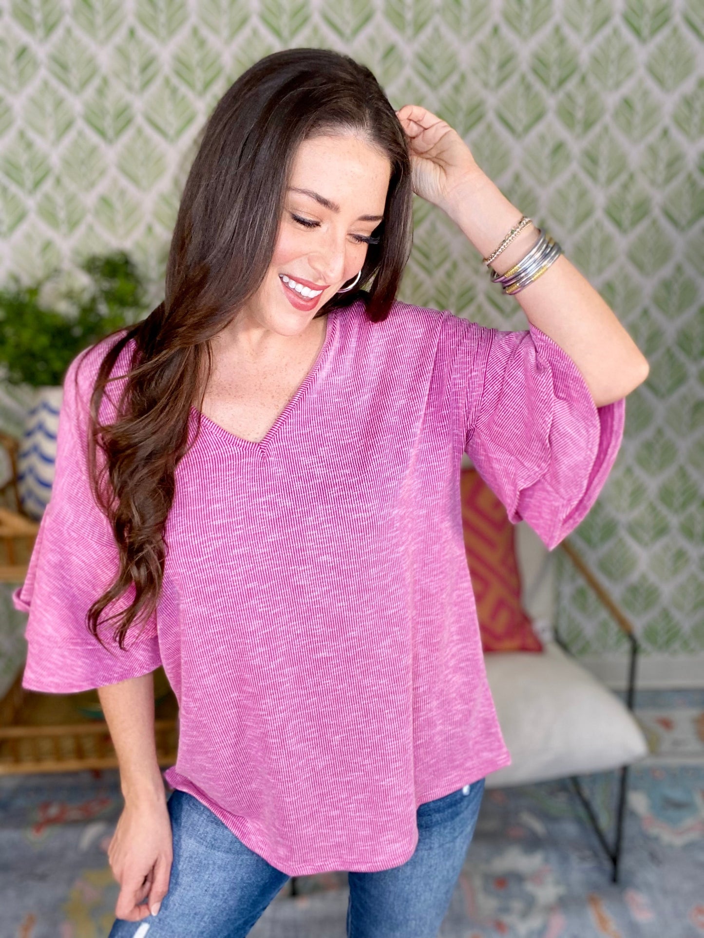 The Double Ruffle Top-AS
