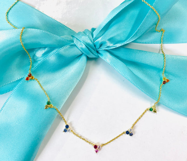 The Tai Ombre Mini Cluster Necklace