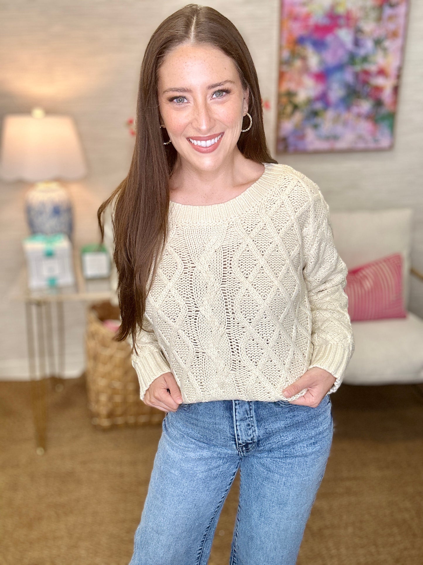 The Raised Cable Sweater
