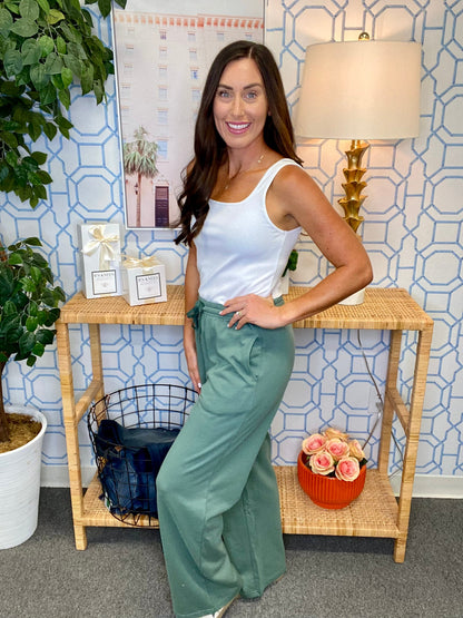 The Wide Terry Sweatpants in 2 Colors