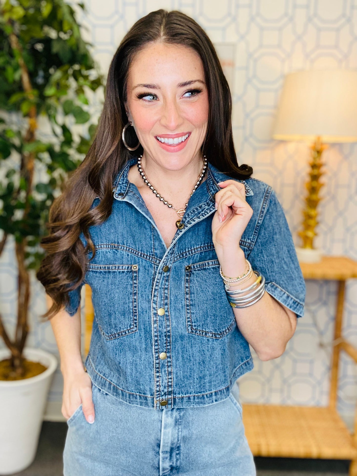 The Denim Jacket Top