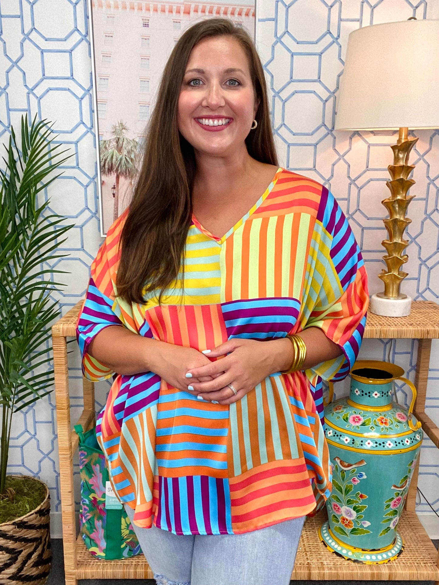 The Game Changer Poncho Top