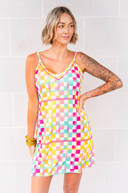 The Buckley Jameson Gown in Retro Check