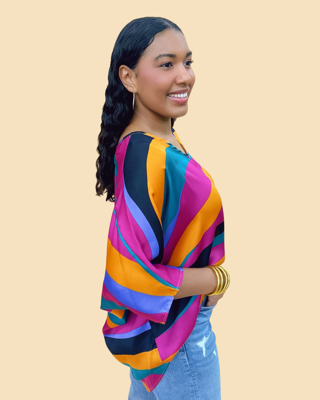 The Havana Nights Poncho Top - AS