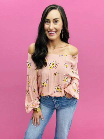 The Wiley Floral Top in 2 Colors