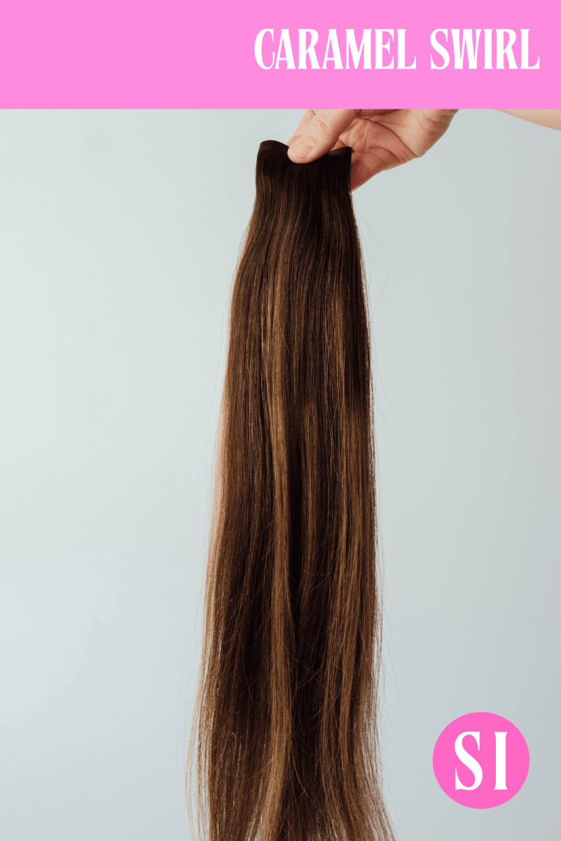 CARMEL SWIRL - Simple Inches. Hair Extensions