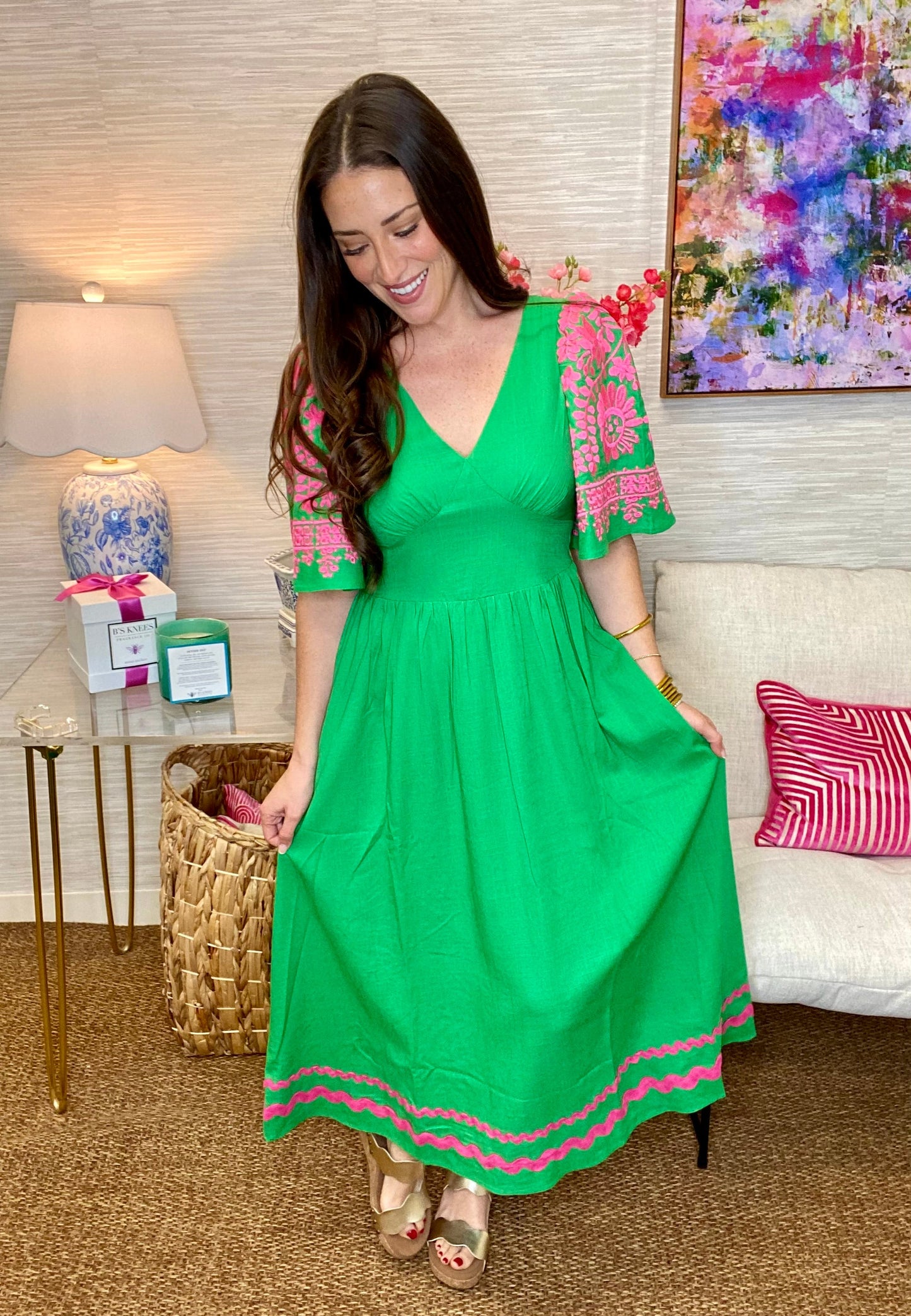 The Bay Midi in Green