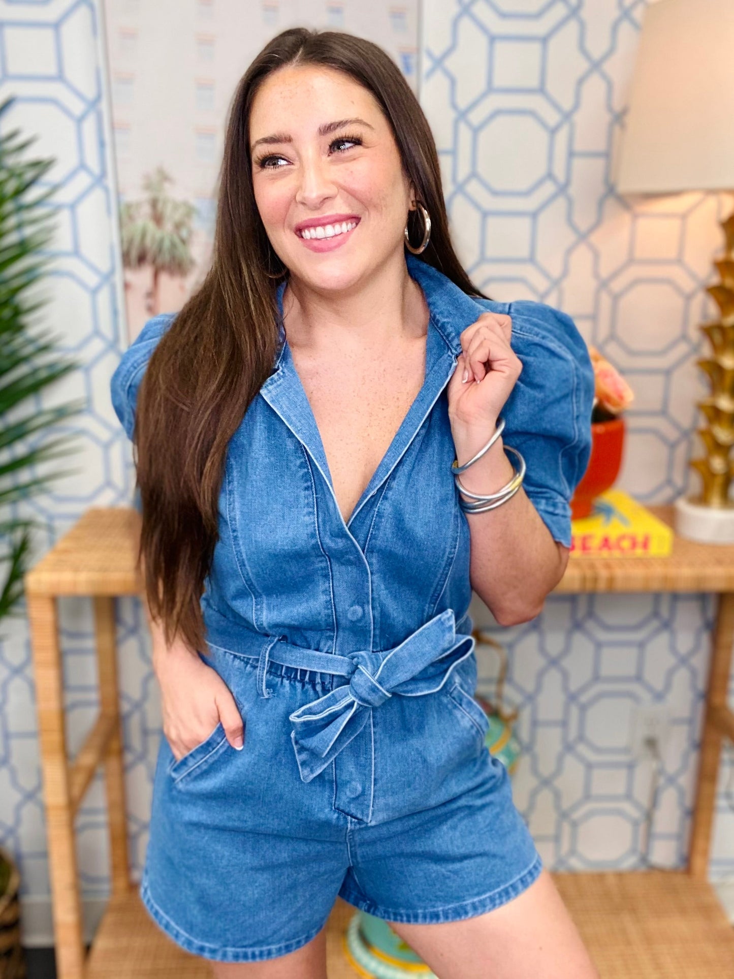 The Denim Lexi Romper