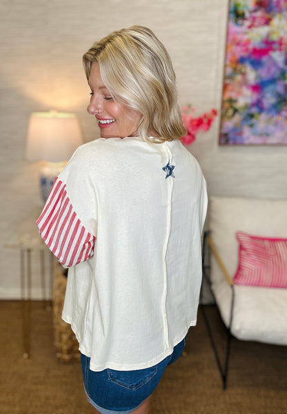 The Americana Puppy Tee
