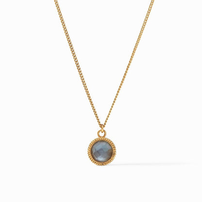 JV Fleur-de-Lis Solitaire Necklace