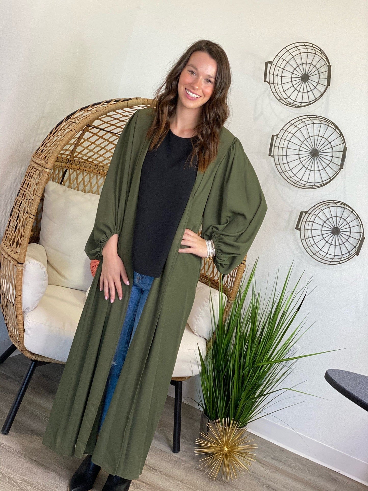 The Bubble Sleeve Duster - 3 Colors