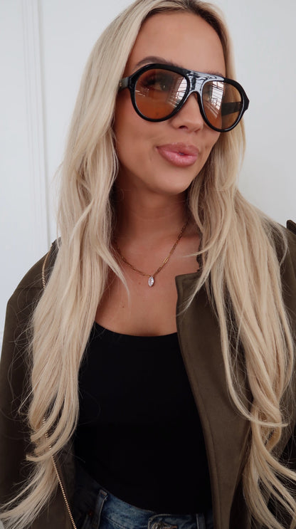 GOLD + DIAMOND PENDANT NECKLACE