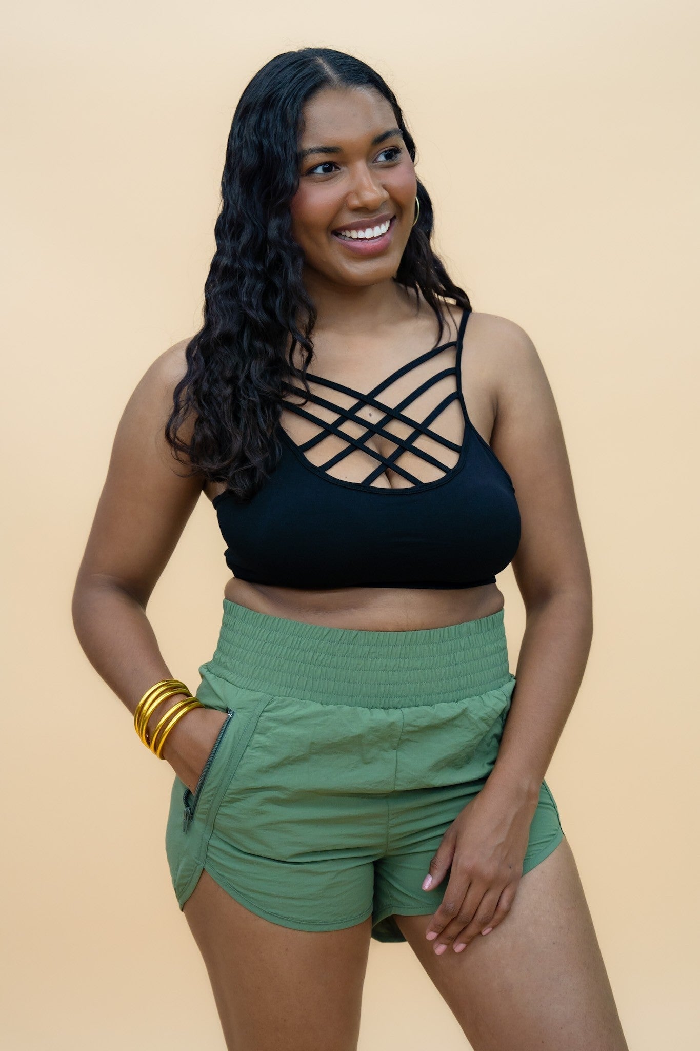 STEAL Hatched Bralette