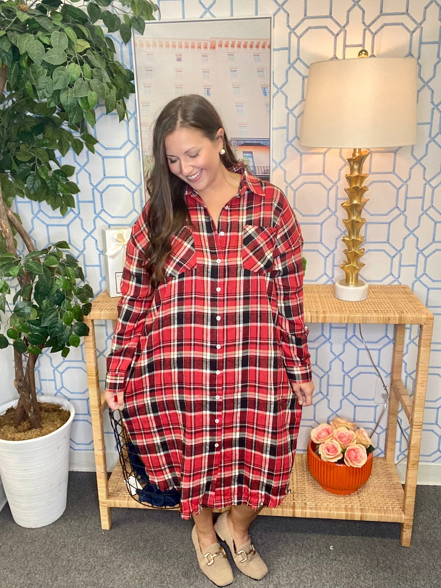 The Flannel Duster Maxi-AS