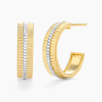 ES Groovy Bar Hoop Earrings