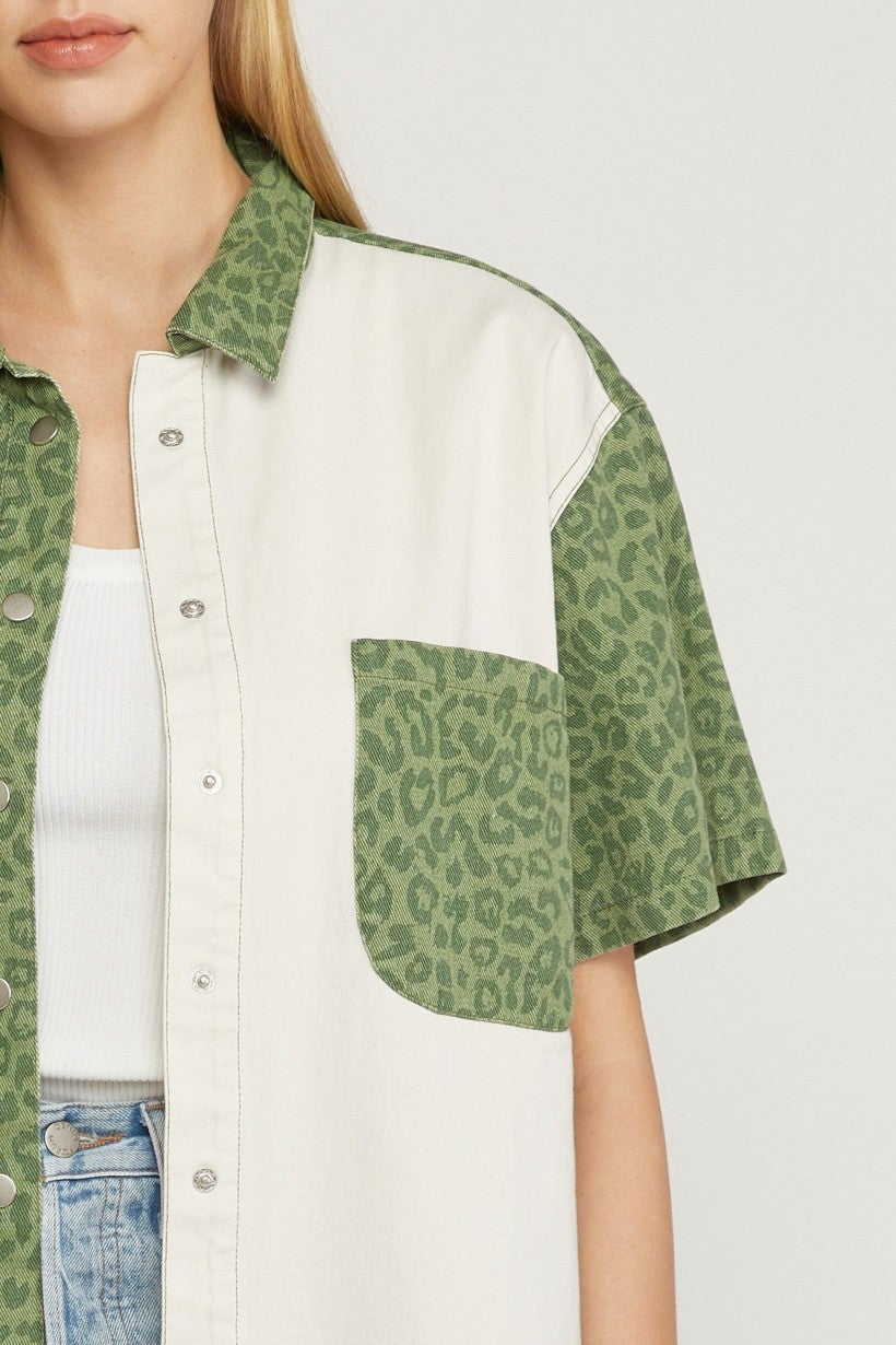 The Sarge Top in Green
