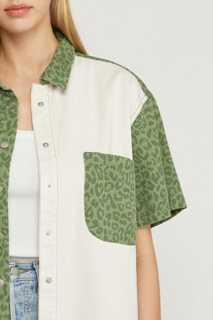 The Sarge Top in Green