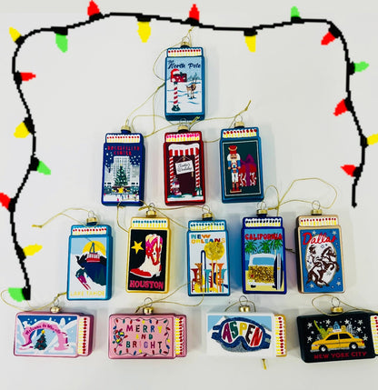 The Matchbook Ornaments