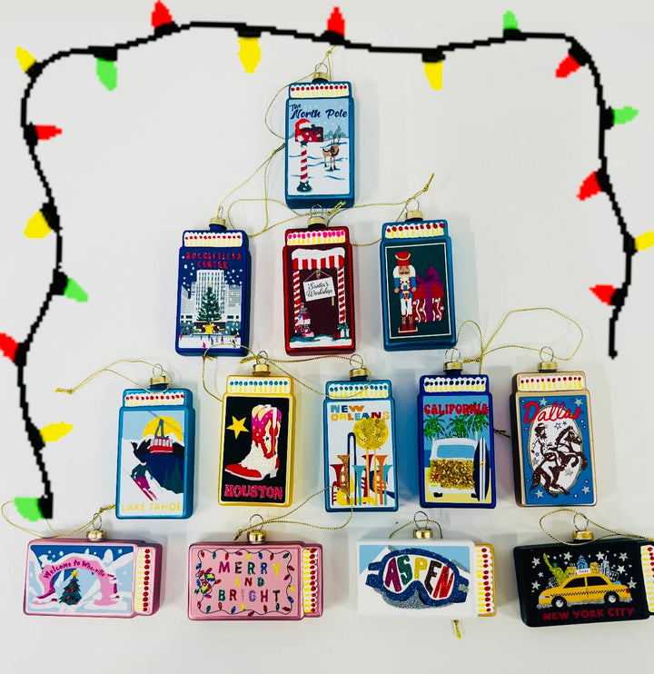 The Matchbook Ornaments