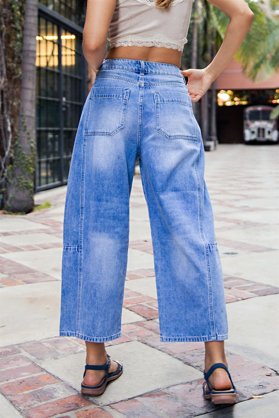 The Pure Bliss Barrel Jeans